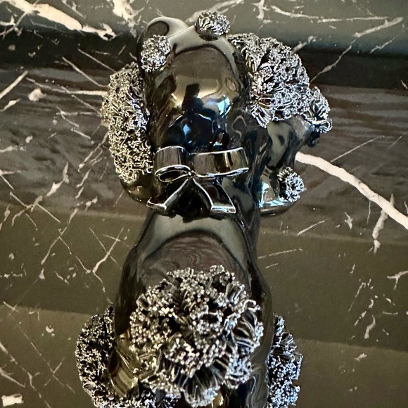 Pair of Arnart Black Spaghetti Poodles Vintage Collectible Handmade in Japan - Picture 5 of 15